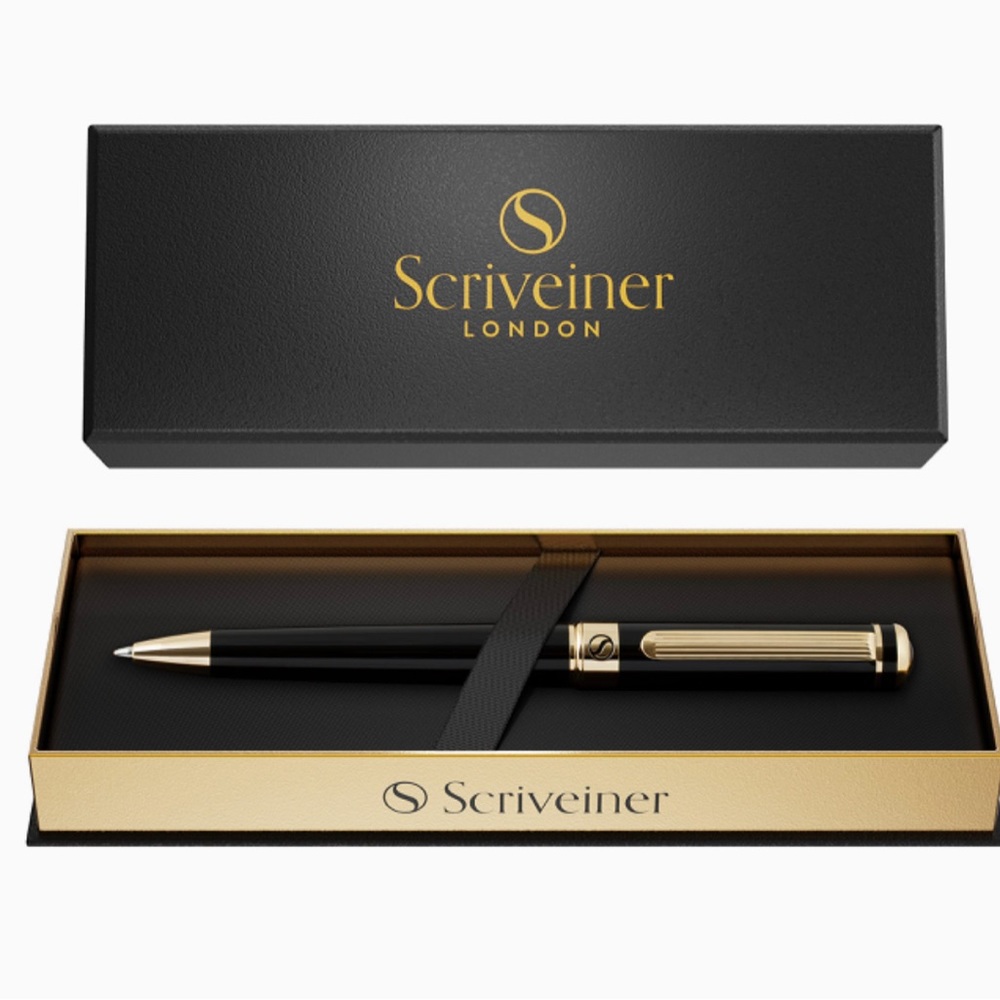 Scriveiner Luxury Ballpoint Pen with 7 refills New